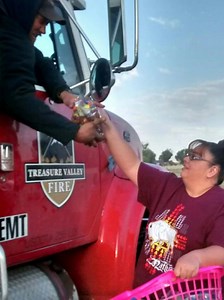 5K views · 240 reactions | COMMUNITY SENDS FIREFIGHTERS TO THE LINE...