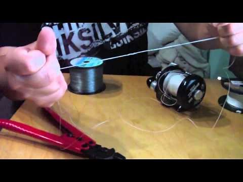 How to tie mono to fluoro and mono to braid