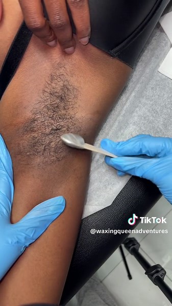 1st time using soft strip wax how did I do guys!? Be honest cause im a hard wax lover but trying new things out this year 🫶🏾 @Nova Wax soft wax definitely made this wax session fun and easy! 🙌🏾🩶 #fyp #foryou #wax #softwax #novawax #novapropartner #underarmwax #goviral #esthetician #firsttime #feedback