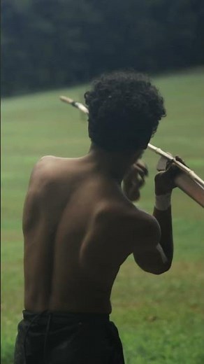 How's this for spear throwing accuracy 👍 #shorts