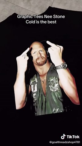 Buy Stone Cold T-shirt for WWE Fans