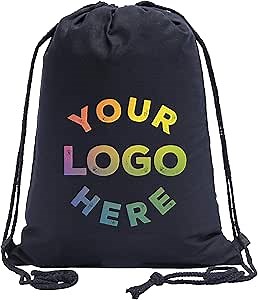 Cotton Drawstring Bags, Promotional Pull String Backpacks, Bulk Cinch Backpacks