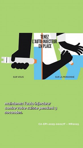 Saviez-vous que vous pouvez vous exercer à utiliser l’auto-injecteur EpiPen avec la trousse de démonstration EpiPen? Voici un guide d’utilisation, étape par étape! 📺👥 Assurez-vous de partager ce lien avec un ami et commandez une trousse de démonstration EpiPen gratuite, en cliquant sur le lien suivant : https://www.epipen.ca/fr-ca/epipen-resources/epipen-tools-and-resources -- Le dispositif de la trousse de démonstration EpiPen fonctionne de la même façon que le vrai auto-injecteur EpiPen, sau