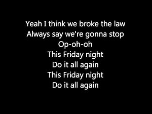 Last Friday Night [T.G.I.F.] Squeaky Clean