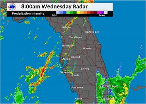 1.2K views · 36 reactions | Here is the 9 AM radar update. Gusty showers and thunderstorms will continue to move through the area today. #flwx | US National Weather Service Tampa Bay Florida | Facebook