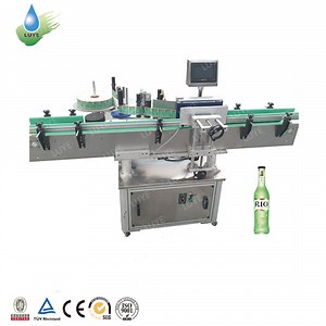 [Hot Item] One Side/ Double Sides/ Three Sides Label Machine for Round Bottles with Date Stamp Tin Can Labelling Machine