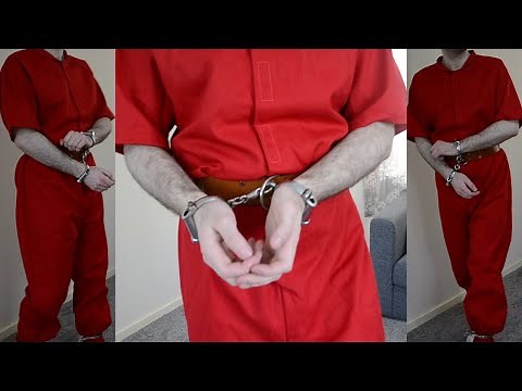 Vintage 1900's British Police Hiatt Best Handcuffs With Prisoner Belt