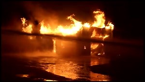 Suspicious fire destroys CN buildings in Cobourg