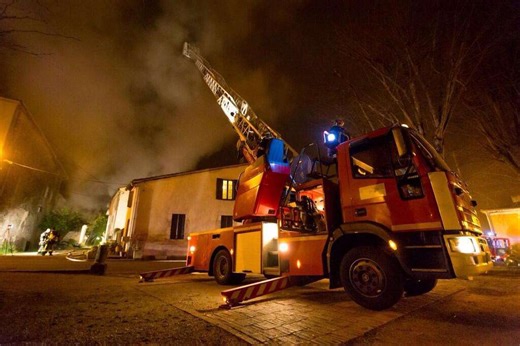 Sauternes (33) : une habitation endommagée par le feu