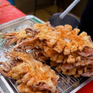 Most Delicious Crispy Fried Squid Taiwan Night Market Food | Eat Anywhere