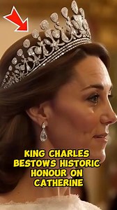 3.7K views · 93 reactions | “Royal History Made! King Charles Honors Catherine in a Stunning Grand Palace Ceremony” | Love you | Facebook