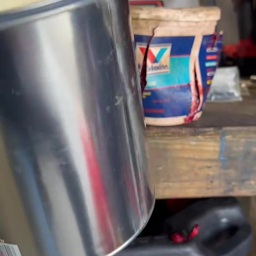 What do you do when your grease bucket breaks? #grease #broken #shopstories #ericthecarguy | EricTheCarGuy