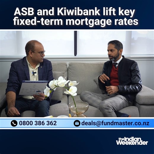 ASB and Kiwibank lift key fixed-term mortgage rates. #ASB #ASBBank #kiwibank #newzealand #economy #mortgagerates #mortgagebroker Fundmaster - Mortgage & Insurance Advisers | Indian Weekender | Facebook