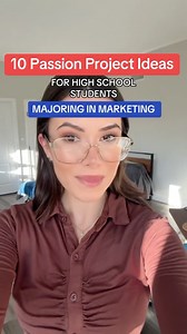 4K views | Attention future marketers. ‍♀️ Here are some passion project ideas to gather experience and follow your dreams right to your ideal campus. ✅ Let us know your future major below for our next passion project video! #passionproject #marketing #marketingmajor #highschoolstudents #crimsoneducation | Crimson Education | Facebook