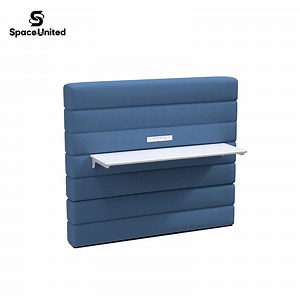 [Hot Item] Spaceunited Nordic Style Relaxation Zone Solid Wood Frame Stylish Wall Paneling Office Partition Walls Sofa