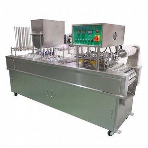 [Hot Item] Continuous Type Jelly Pudding Plastic Cup Filling Sealing Machine