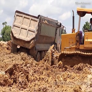 16K views · 342 reactions | 34 tons HYUNDAI stuck in deep mud and recovered By bulldozer | Al johar hussain | Facebook
