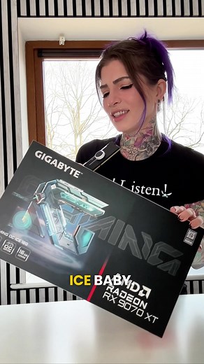 The AMD GIGABYTE Gaming Radeon™ RX 9070 XT 16GB GPU 🧊 👀 link in the BIO for more info #amd #gigabyte #aorus #gpu #ad @AMD Gaming @GIGABYTE