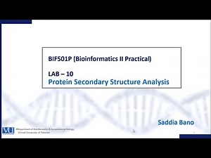 BIF501P LAB10 Protein Secondary Structure Prediction