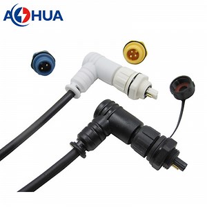 [Hot Item] Ahua Junction Box Male Female Waterproof Panel Mount Connector M12