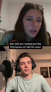 1.3K views · 18 reactions | My Pennywise voice scared her away 藍 #pennywisetheclown #pennywisevoice | Zach Pincince | Facebook