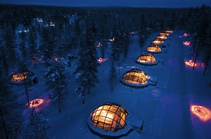 Watch The Northern Lights From a Glass Igloo