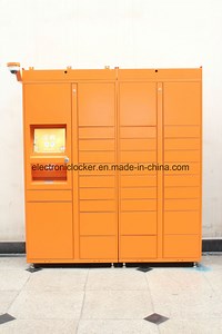 [Hot Item] Smart Outdoor Package Delivery Locker with Touchscreen Interface