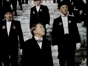 «Сказка о Мальчише-Кибальчише» (The Tale of the Kibalchish Boy), a 1964 film based on Arkady Gaidar novel “Cказка о военной тайне, о Мальчише-Кибальчише и его твёрдом слове” (A Tale of a Military Secret, of a Kibalchish Boy and His Strong Word, 1933) Ничего и никого не напоминает? Does it remind you of anything or anyone? 😊 Script and Translation: Главный Буржуин: — А тебя, доблестный Плохиш, мы достойно награждаем за твою великую услугу нашему буржуинскому делу. Читайте приказ, капитан. Капита