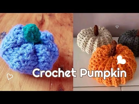 Easy! Beginner Crochet Small pumpkin🎃 tutorial ♡ || Noelcrafts