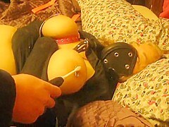 puppy tied, teased, tickled and tortured