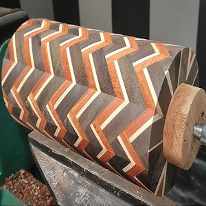 Woodturning a Herringbone Pattern Vase | DIY & Crafts