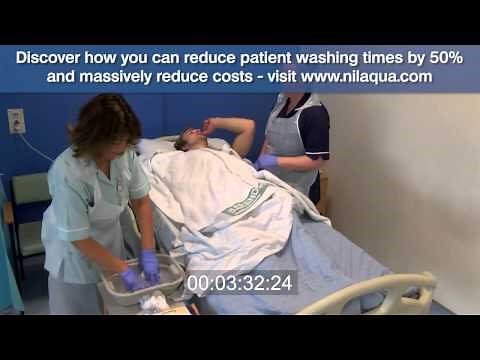 How to perform a "NHS Bed Bath" on a REAL person