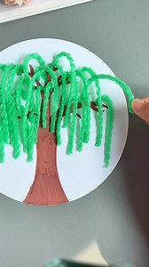 50K views · 49 reactions | Step-by-Step Yarn Willow Tree Craft #yarncraft #willowtree #diycrafts #handmadeart #fiberart #treecraft #creativework #homedecor #craftideas #textileart | paper craft ideas | Facebook
