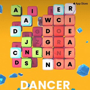 7.2K views · 55 reactions | Let your verbose side out with Downwordly, an ingenious 3D twist on word-building games: apple.co/downwordly Combine your vocabulary chops and puzzle-solving skills to strip away layers of chunky letter tiles, revealing more hidden beneath. | App Store | Facebook