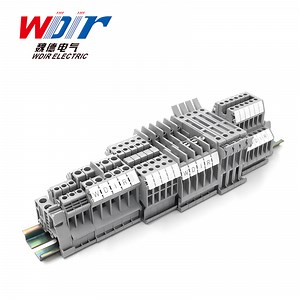 [Hot Item] Electrical Connector PT 2.5 DIN Rail Mounted Push in Terminal Block