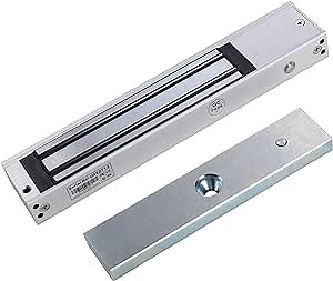 UHPPOTE Electromagnetic Lock 600lbs Holding Force Fail Safe for OutSwinging Door Access Control System