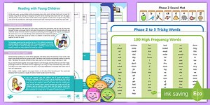 EYFS Classroom Volunteers - Guidance for Supporting Reading Activities Pack