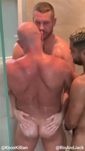 Save water! Shower together Killian Knox - gay porn video