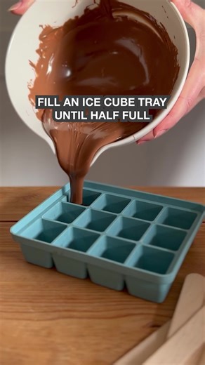 Getting sick of your leftover Christmas chocolate? Our hot chocolate cubes are perfect for turning it into a warming cup of goodness as we get our heads back in work mode this week! Shop the ice cube tray: https://bit.ly/3Qinlvx | ProCook