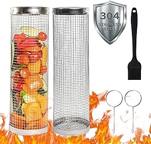 Rolling Grill Basket