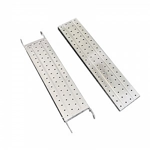 [Hot Item] Scaffolding Frame Platform 4m Perforated Steel Walking Plank Steel Board Metal Scaffolding Planks for Multifoldable Ladder