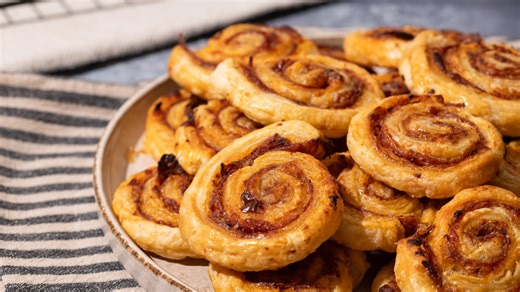 Easy Muffuletta Party Pinwheels Recipe - Tasting Table