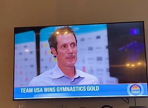 Did anyone catch John Roethlisberger on the Today Show talking about Simone Biles and the World Team Champions? So fun to watch John work hard with something he is passionate about! So proud of you @jroethl!! #flipfest #whutwhut #bringthehype #letsgo #worldchampion | Flip Fest Summer Gymnastics Camp