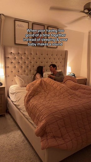 Feels bad when she actually wakes up 😂 #marriage #couple #parents #fyp #fy