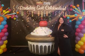 Cheeky nudists strip naked to celebrate body positivity — in a chilly underground cave: ‘Very exhilarating’