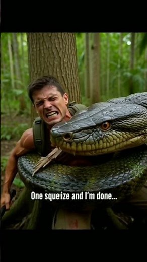 Man vs 50FT Giant Anaconda – DEADLIEST Fight Ever Caught on Camera! #shorts