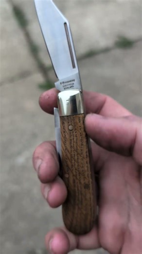 Joseph Rogers Bunny Knife Old English Oak Pocket Knife