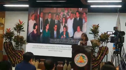 CLIMATE ACTION. Senator Loren Legarda says the rollout of the Climate Change Commission ACT Local Program will enhance the Antique local government units' readiness in facing climate threats, at the University of Antique on Wednesday (July 16, 2025). | Annabel Petinglay | Philippine News Agency