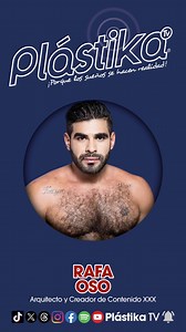 Plástika TV on Instagram: "Rafa Oso nos narra como venció las adicciones y se convirtió en Arquitecto y Creador de Contenido Disfruta la entrevista 🔴 EN VIVO a @elosopachonoficial @rafaosooficial @rafaosooriginaloficial #RafaOso Arquitecto y Creador de Contenido XXX en el programa 223 de @PlastikaTv #PlástikaTV​​​​​​​​​​ “Porque los sueños se hacen realidad" relatando como fue su lucha contra la adicciones a su temprana adolescencia las cuales pudo vencer y convirtiéndose en padre, arqui
