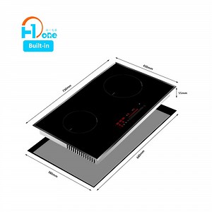 [Hot Item] Shenzhen H-One Half Bridge Induction Technology 2 Plate Smart Induction Cooktop